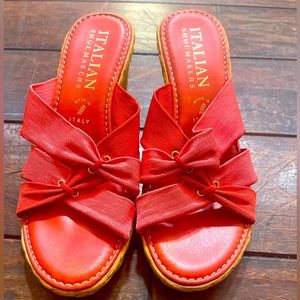 Italian shoemakers size 6 wedges